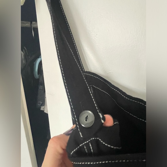 Black Jumpsuit with white stitching and buttons from Abercrombie & Fitch XS - Picture 6 of 6